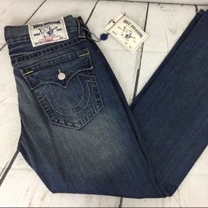 True Religion Lose Myself Straight Distressed Jean